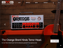 Tablet Screenshot of beaumondeguitars.com